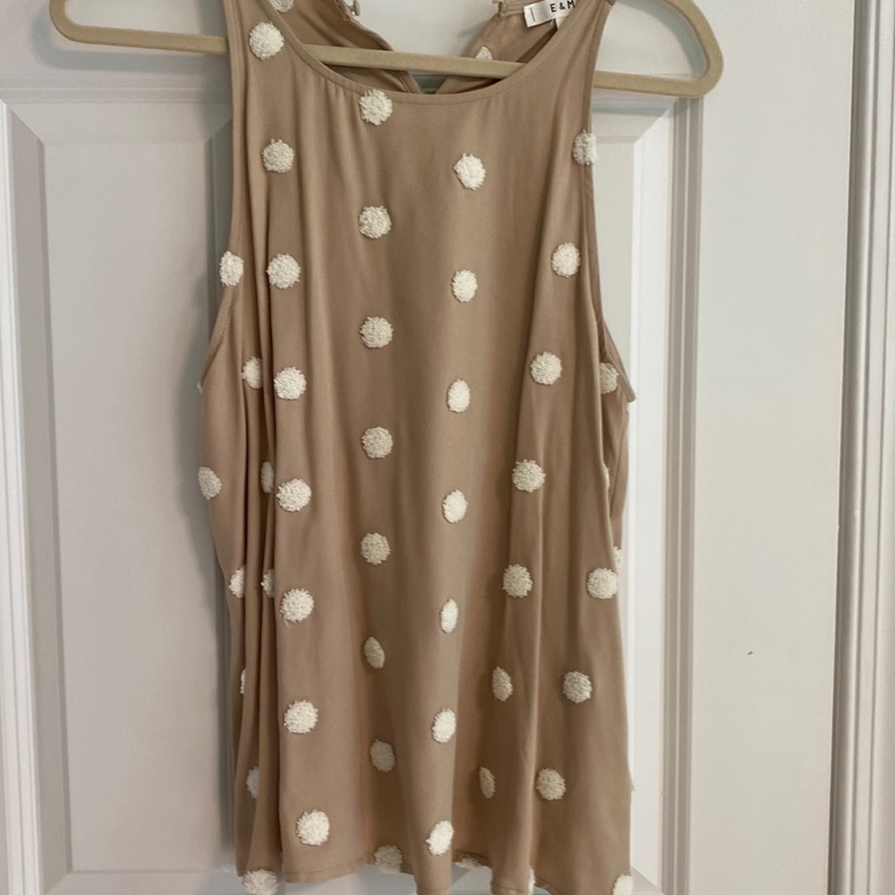 Polka dot tank top